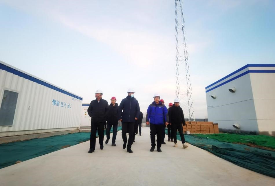 北京天潤新能董事長蒞臨新鄉天潤風電平價上網示范項目視察工作